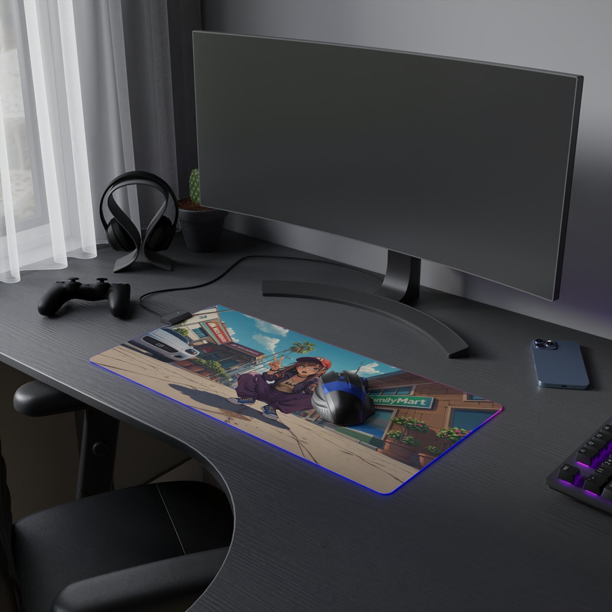 Urban Sweet Wise - LED Gaming Mouse Pad