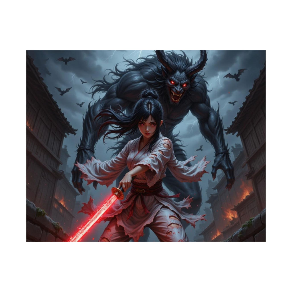 Ketsueki, Akuma no Ken - Matte Poster