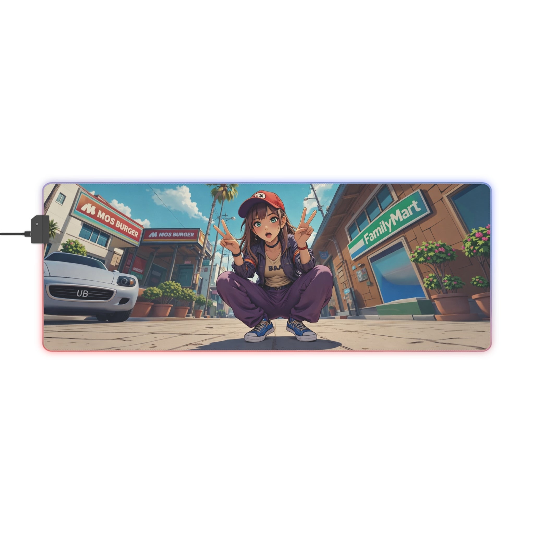 Urban Sweet Wise - LED Gaming Mouse Pad