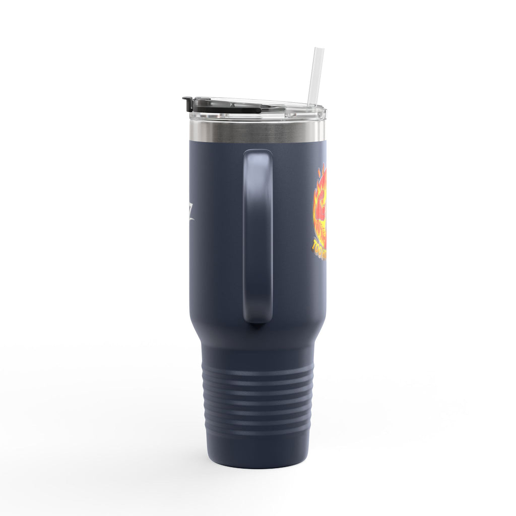 40oz Insulated Travel Mug - "Too Hot To Handle"