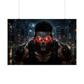 Deimos Matte Cyberpunk Poster #1 – Premium Sci-Fi Wall Art