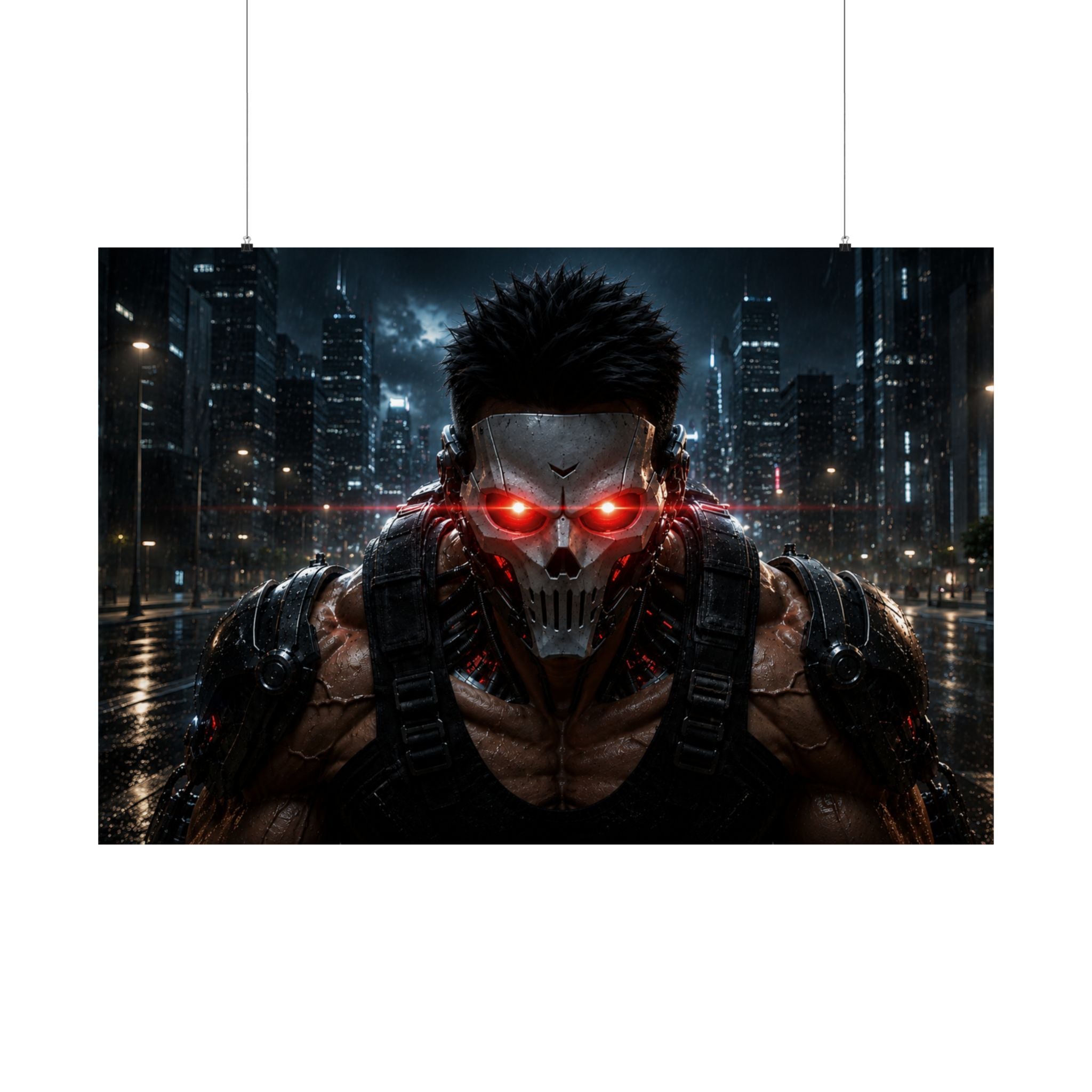 Deimos Matte Cyberpunk Poster #1 – Premium Sci-Fi Wall Art