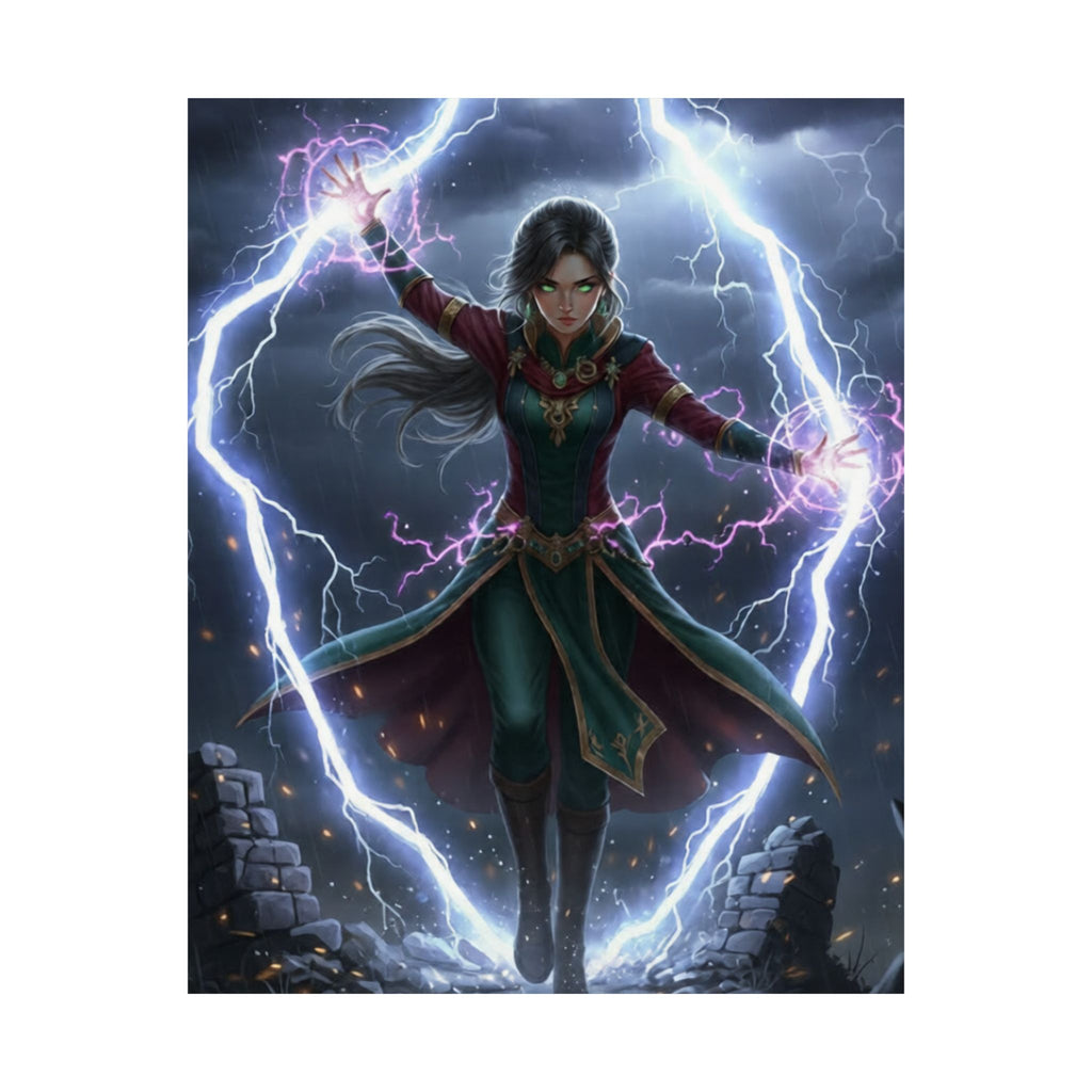 Arcane Sorceress - Matte Poster