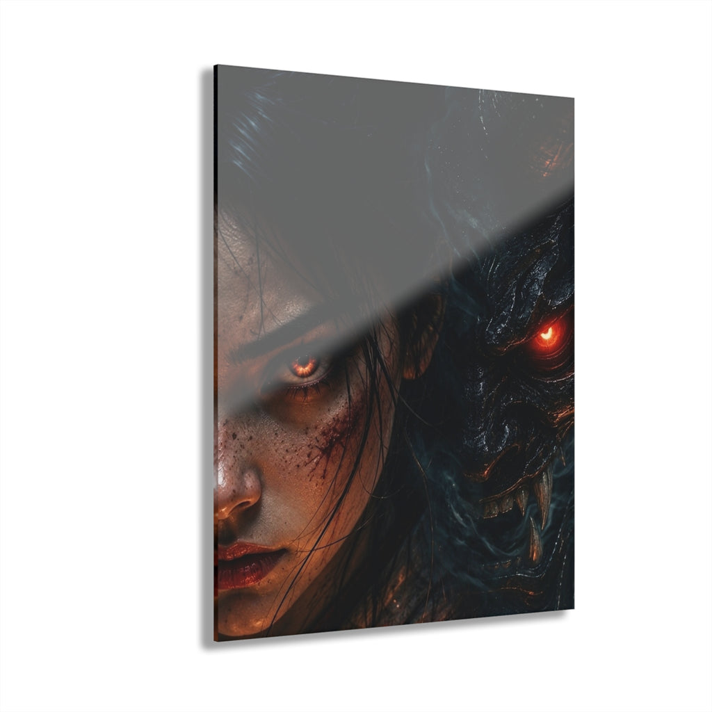Ketsueki & Akuma #1 - Acrylic Print