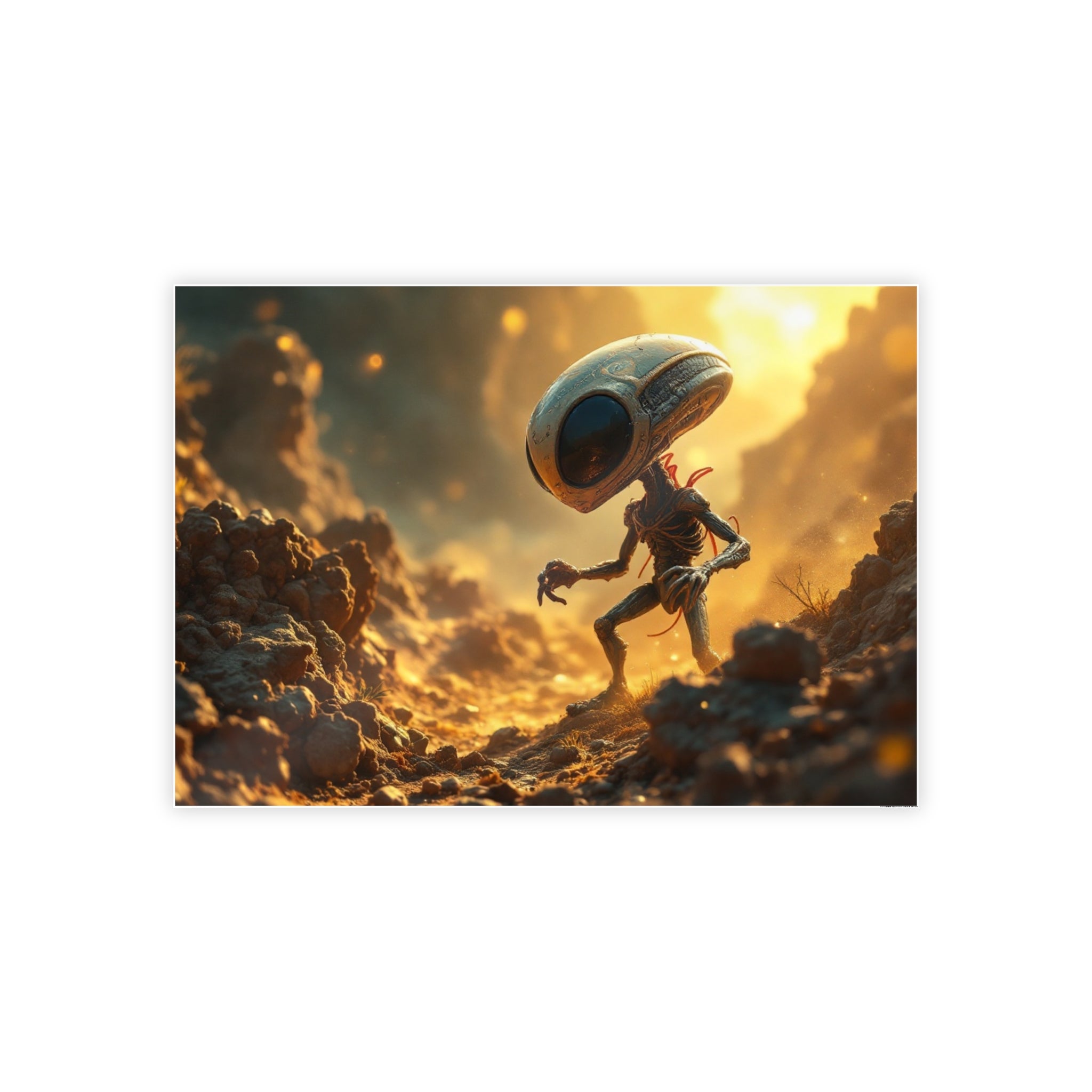 Alien Explorer - Gloss Poster