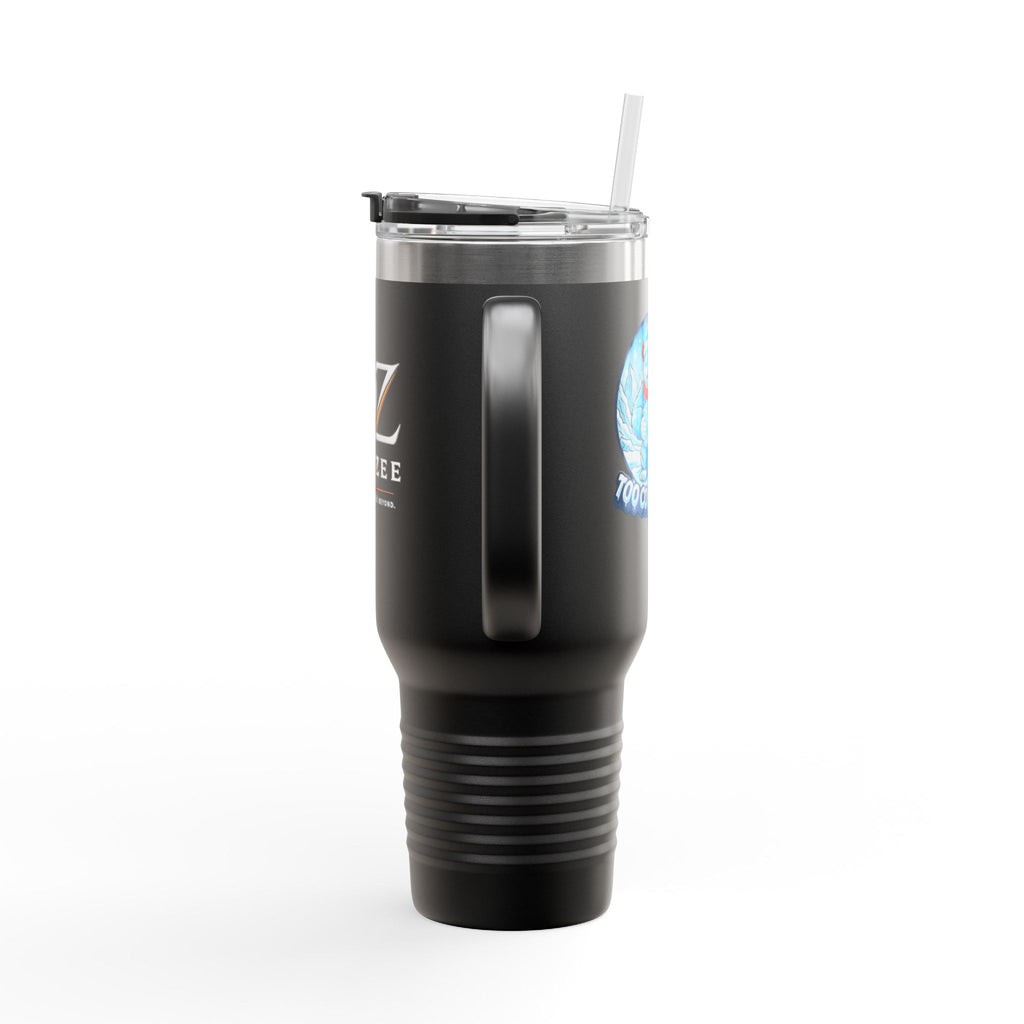 Vaso térmico de viaje de 40 oz - "Demasiado frío para sostener"