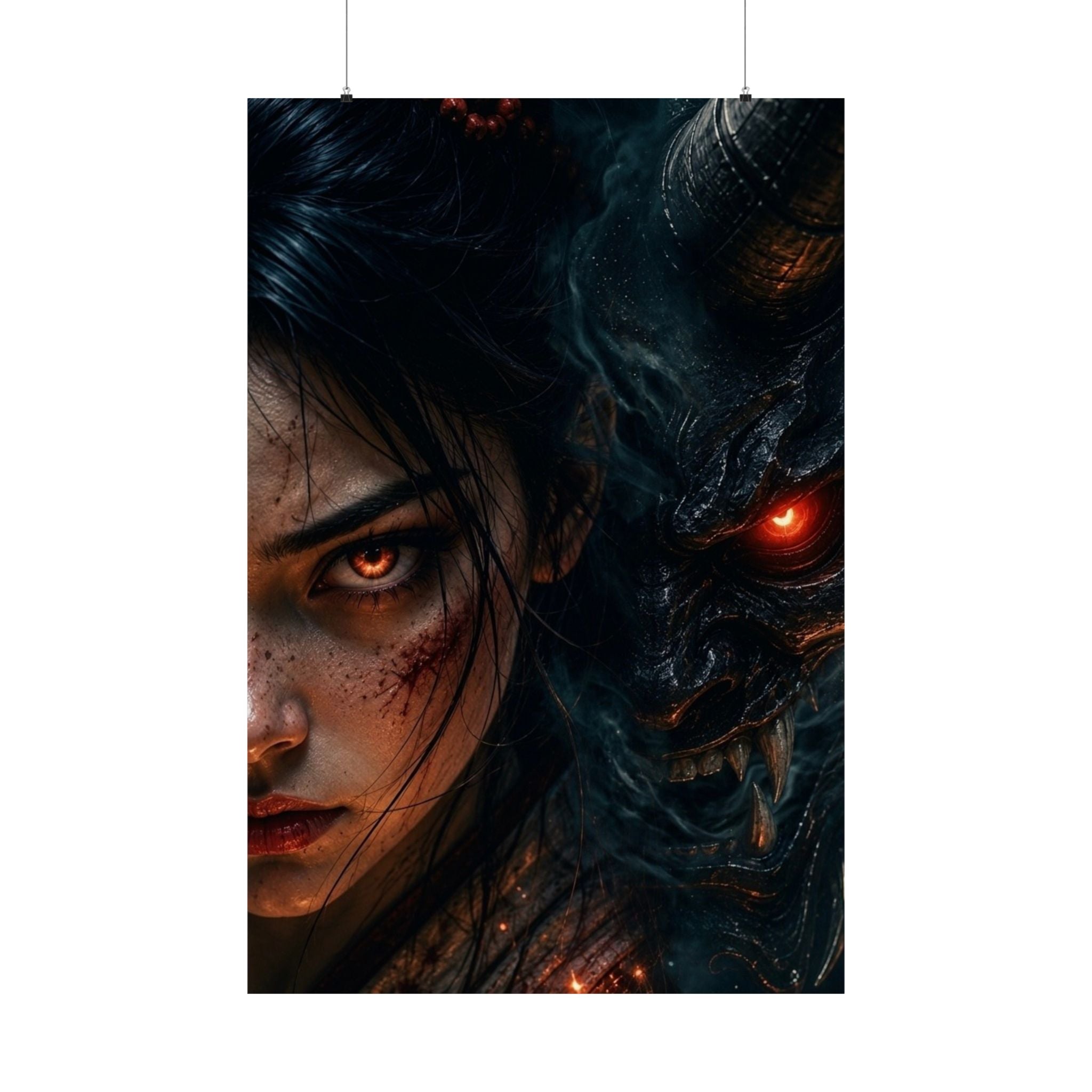 Ketsueki & Akuma #1 - Matte Poster