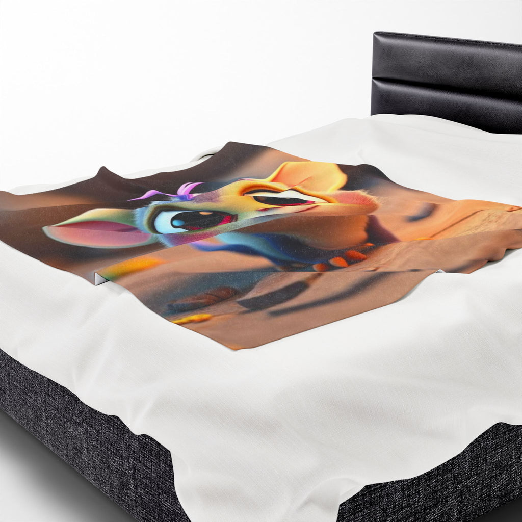 Ziggy - Plush Velveteen Blanket