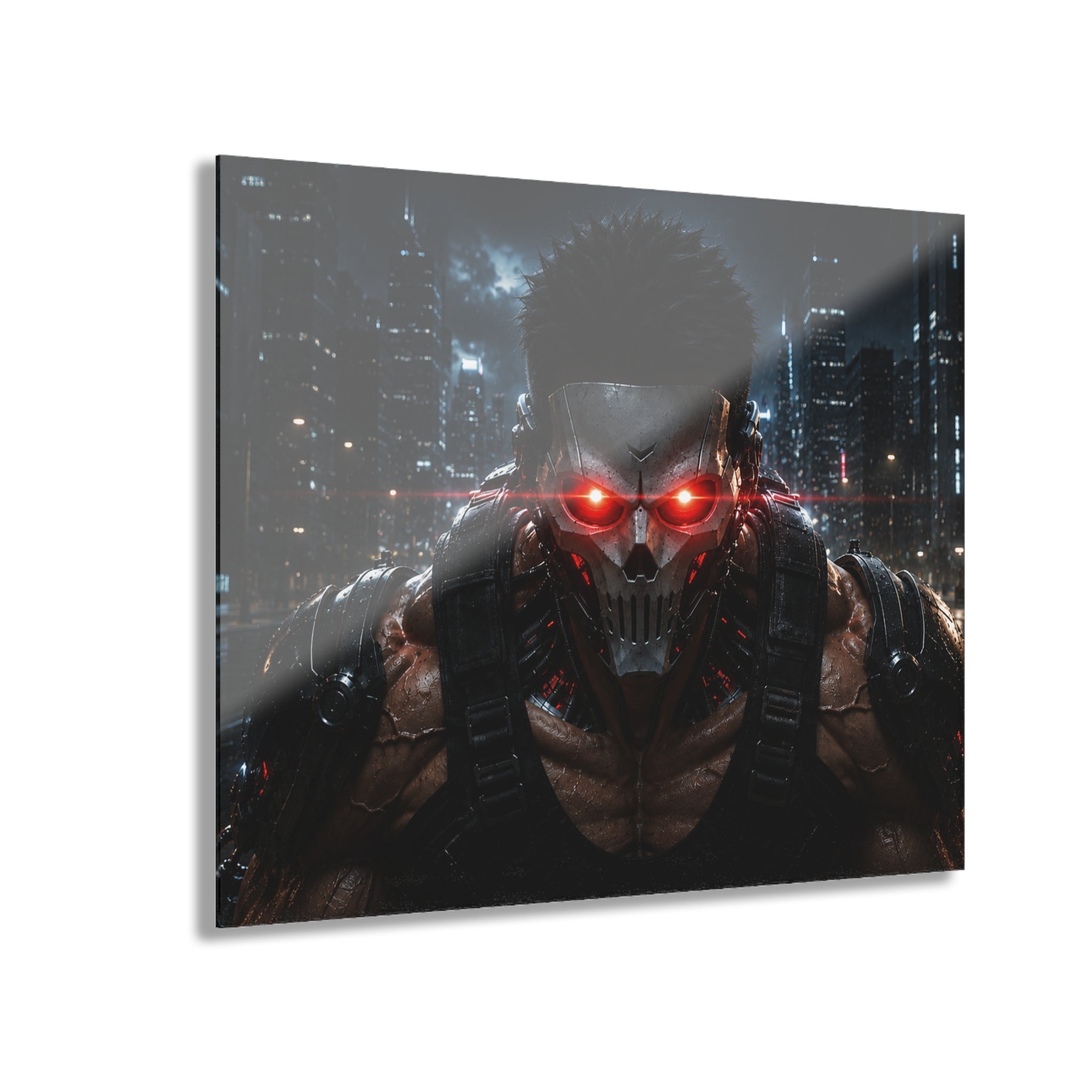 Deimos Acrylic Print #1 – Premium Cyberpunk Wall Art