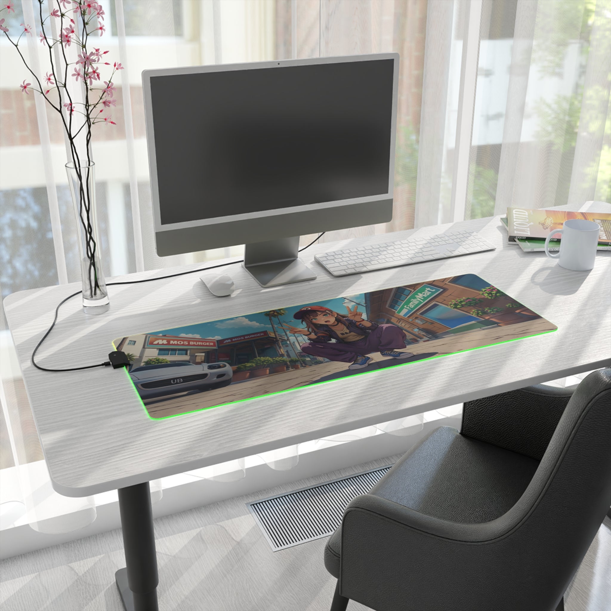 Urban Sweet Wise - LED Gaming Mouse Pad