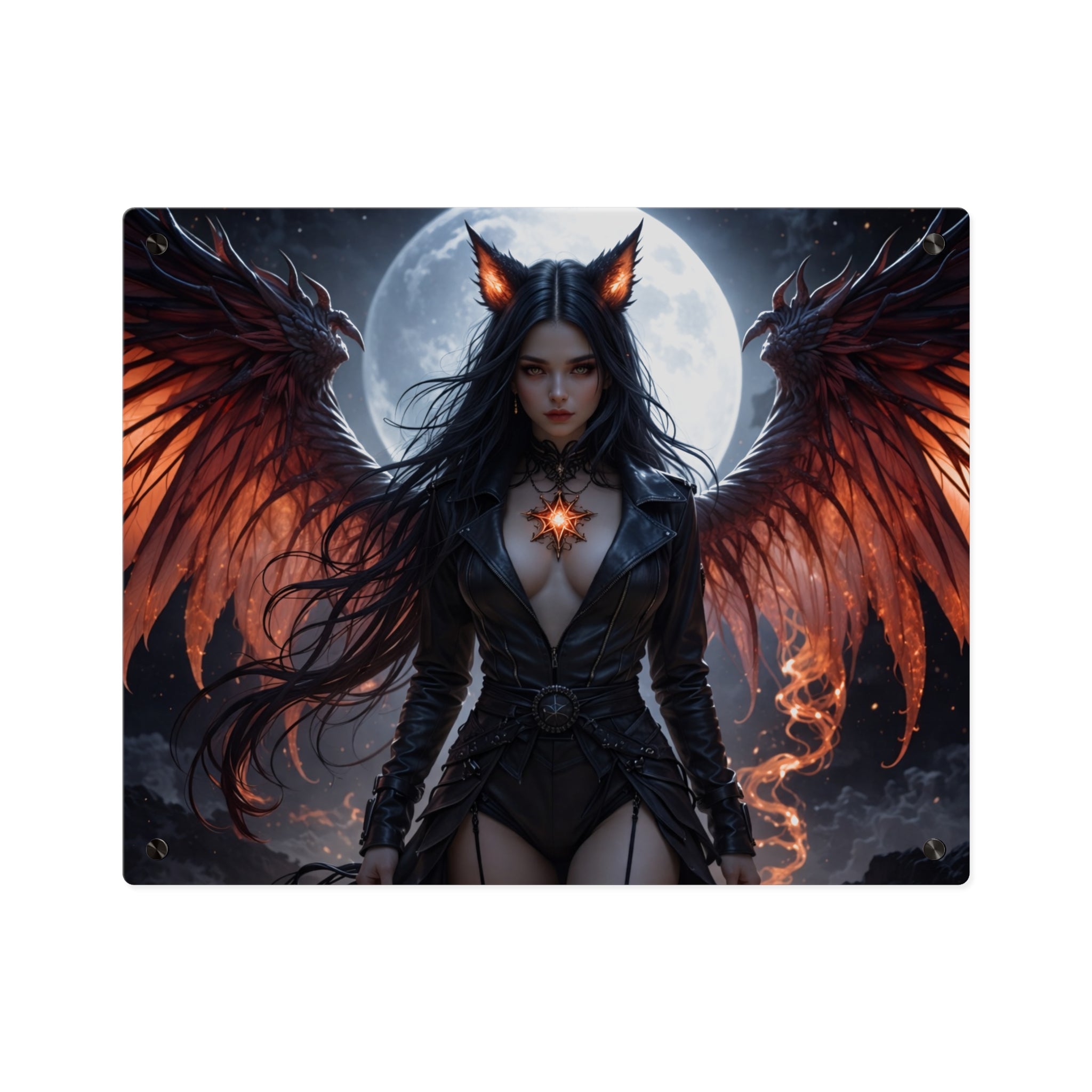 Dark Angel Seraph #2 - Acrylic Panel