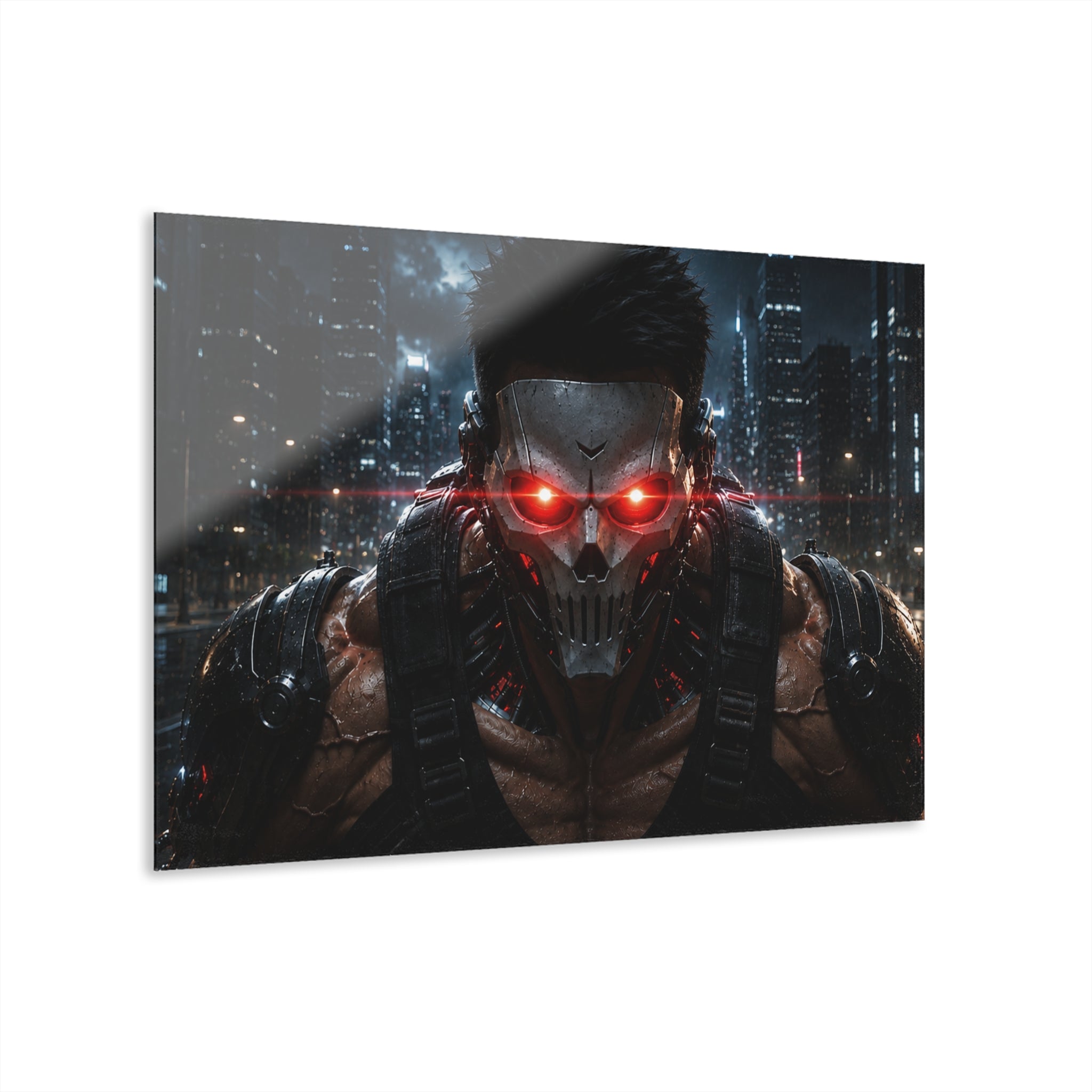 Deimos Acrylic Print #1 – Premium Cyberpunk Wall Art