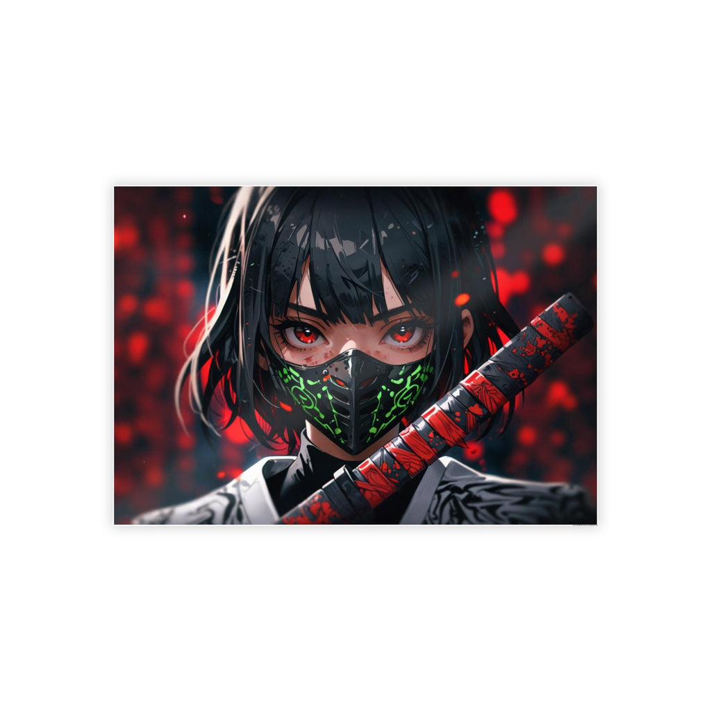 Crimson Fury - Glossy Poster