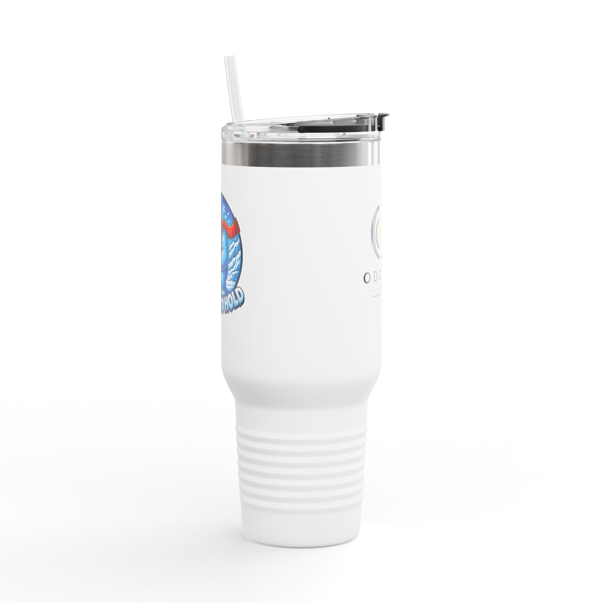 40oz Insulated Travel Mug - "Too Cold To Hold"