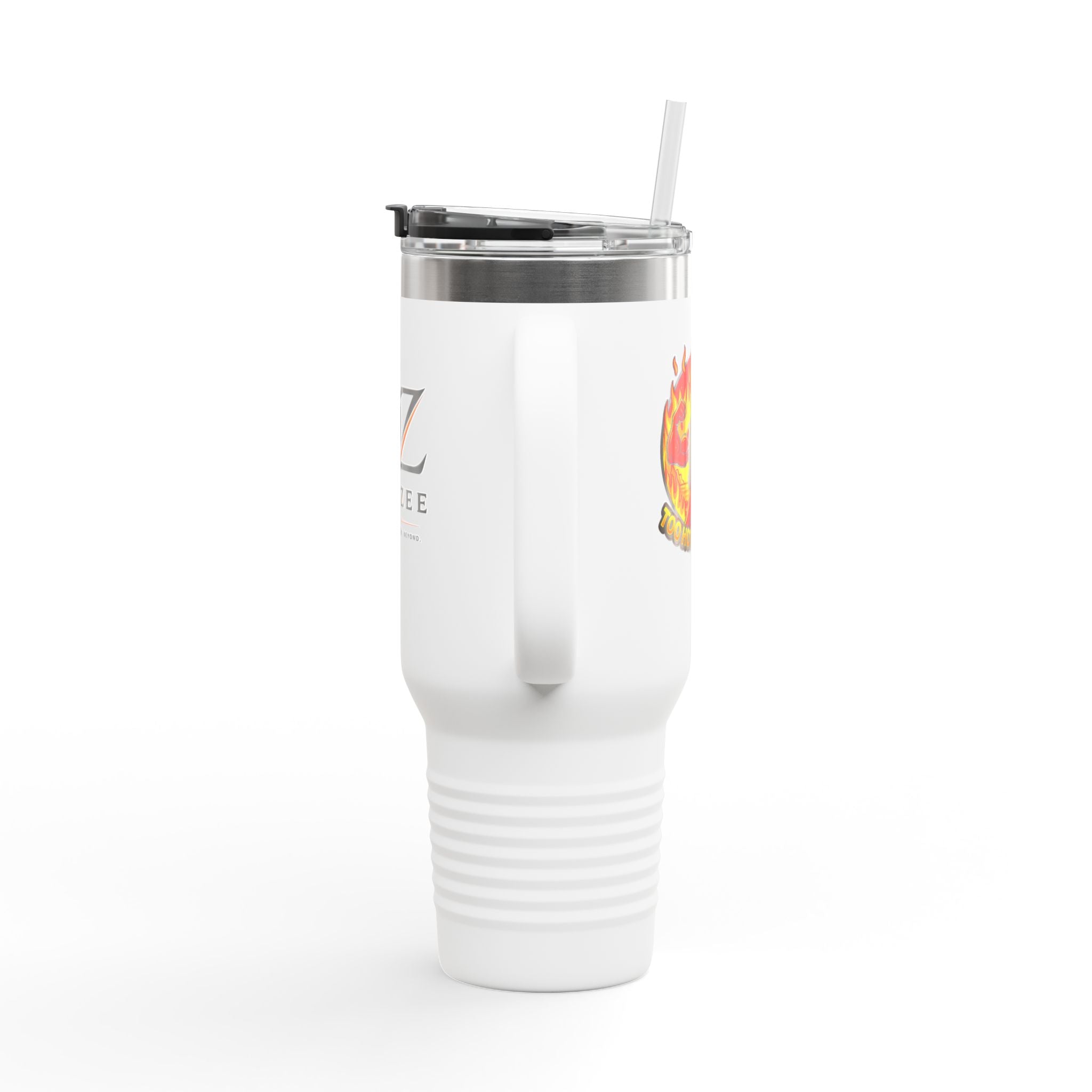 Vaso térmico de 40 oz - "Demasiado caliente para tocar"