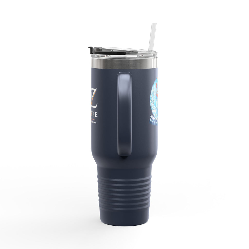 Vaso térmico de viaje de 40 oz - "Demasiado frío para sostener"